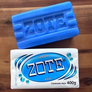 ZOTE SOAP 3 BLUE BARS, LAUNDRY DETERGENT Jabon ZOTE azul